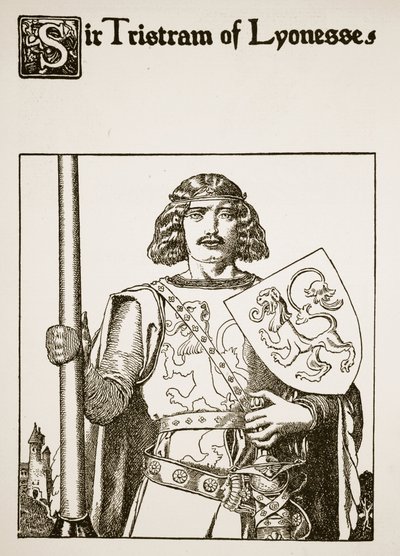 Sir Tristram di Lyonesse, illustrazione da 